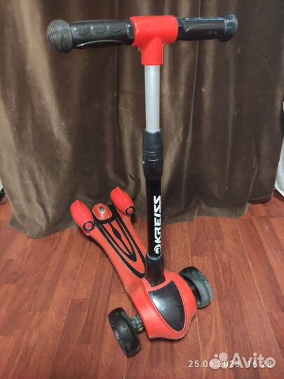 Самокат трехколесный kreiss