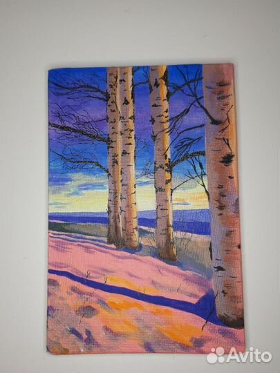 Картина акрилом на холсте