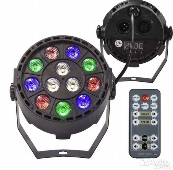 LED PAR прожектор с пультом ду