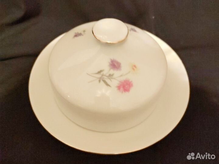 Масленка фарфор гдр