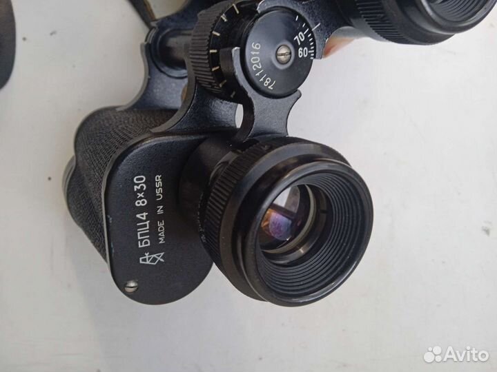 Бинокль бпц4 8х30 СССР колючка ussr кофр