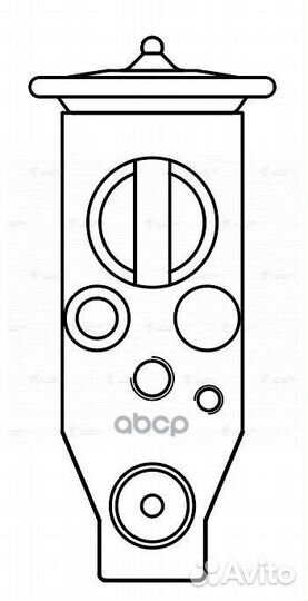 Клапан расш. кондиционера (трв) nissan teana