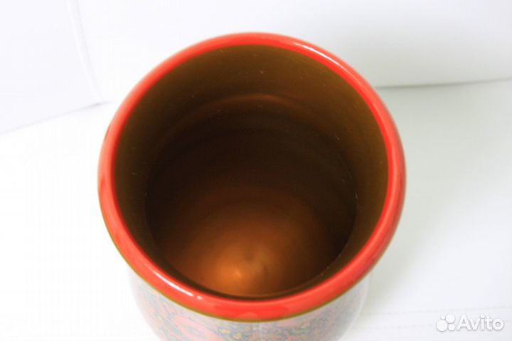 Ваза хохломская роспись