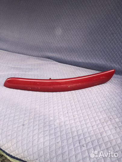 Накладка на передний бампер левый