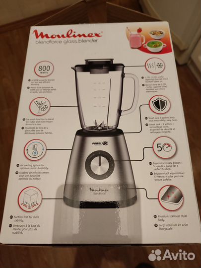 Блендер Moulinex LM439D10 новый