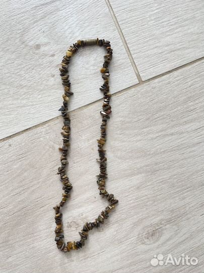 Бусы тигровый глаз