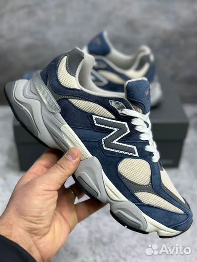 Кроссовки New balance 9060 натуральная замша