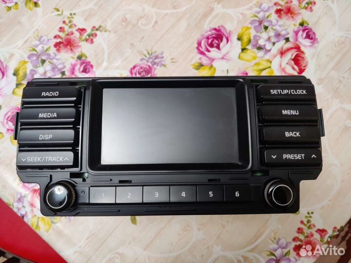 Штатная магнитола kia Rio 4
