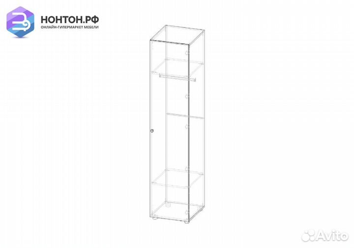 Пенал Мийа-3А ясень шимо светлый / фотопечать горо