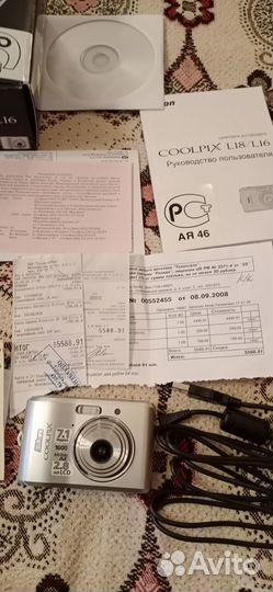 Цифровой фотоаппарат Coolpix L18/L16 не рабочий