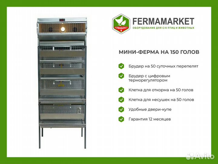 Клетки для перепелов Семёновка