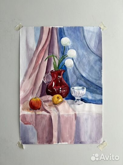 Натюрморт акварель А2