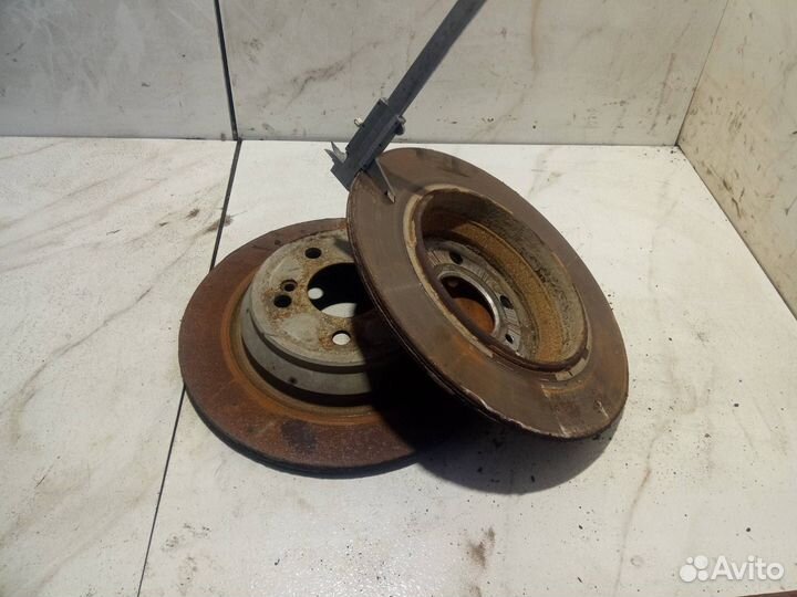 Диски тормозные (комплект) зад. Mercedes-Benz W220