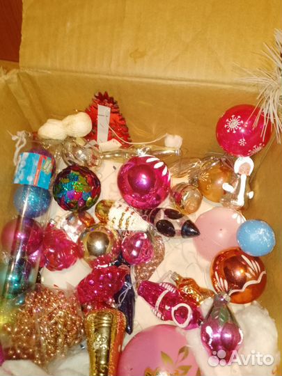 Елочные игрушки СССР советские