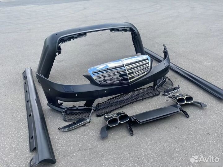 Обвес на Mercedes W221 S65 в сборе AMG рест