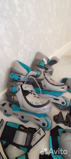 Роликовые коньки с защитой
