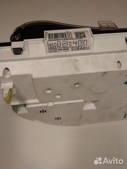 Эбу двигателем / комплект / Subaru Impreza G12