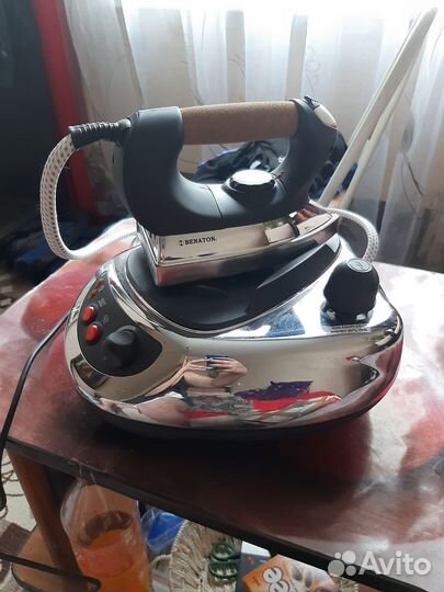 Профессиональный парогенератор с утюгом для глажки