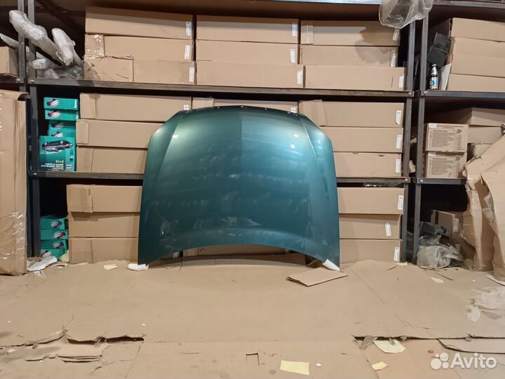 Капот лада приора цвет серо сине зелёный (Сочи)