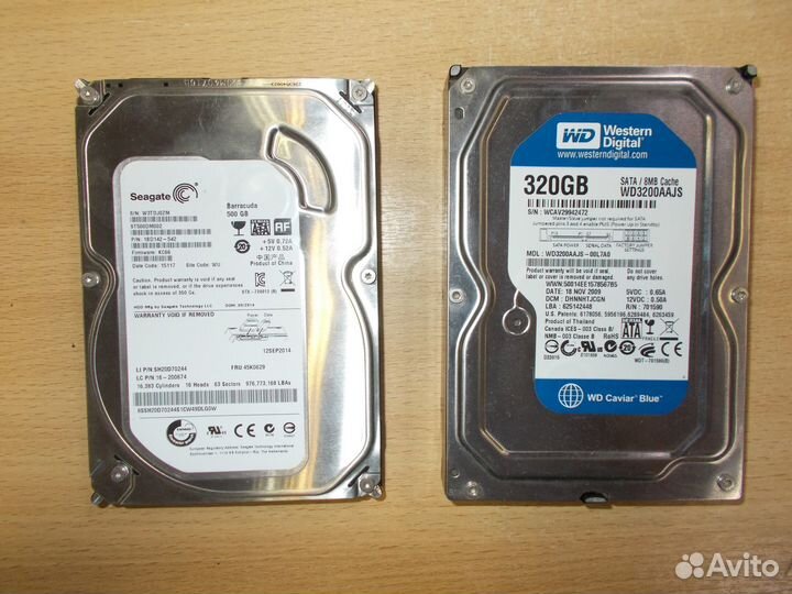 Жесткие диски и SSD