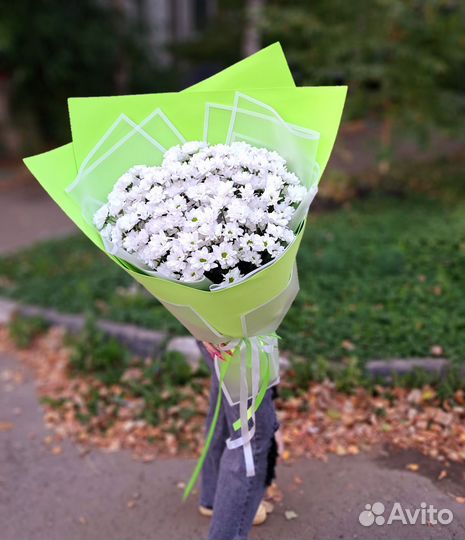 Букет гигант из ромашек (хризантемы)