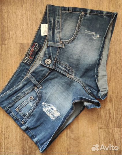 Шорты джинсовые размер S