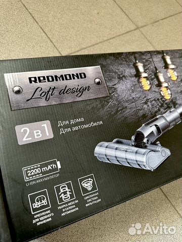 Новый беспроводной ручной пылесос redmond RV-UR374