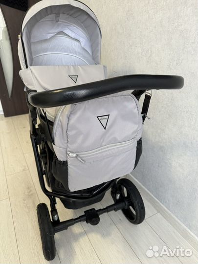 Коляска aroteam emilio 3в1, серая