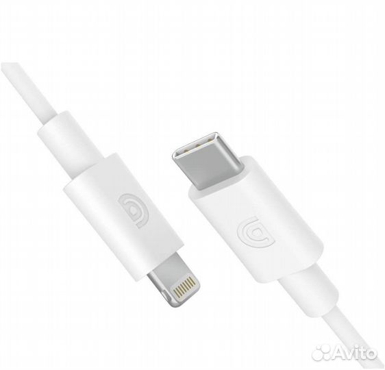 Кабель Griffin USB-C/Lightning Cable 1.2m White