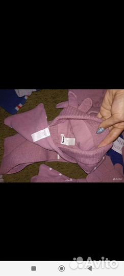 Шарф, шапка, перчатки