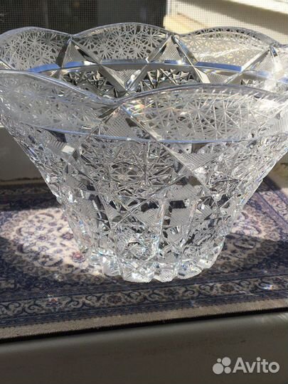 Вазы хрустальные Богемия