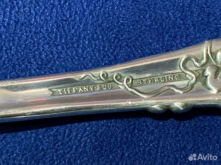 Серебряная пара для сервировки салата Tiffany & Co