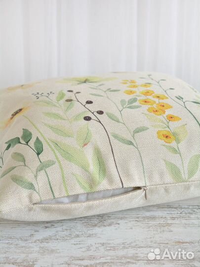 Наволочка декоративная Цветы полевые