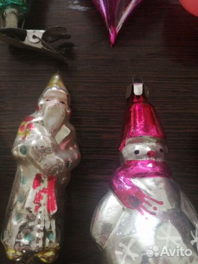 Елочные игрушки СССР, 7шт