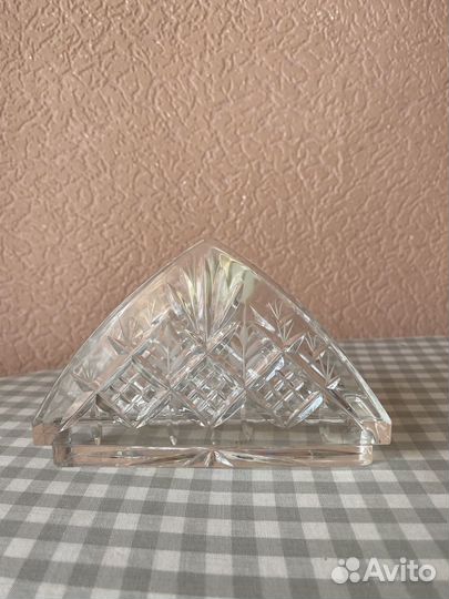 Хрустальная подставка для салфеток