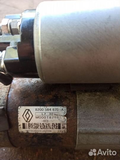 Стартер renault