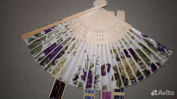 Китайский веер ручной, 21см