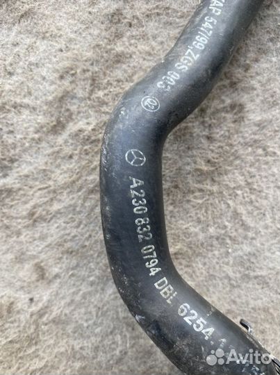 Шланг обратн поток клапан к проводу R230 SL 55 AMG