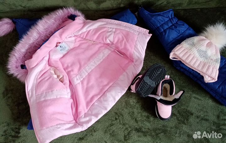 Детские вещи пакетом на девочку 80-86