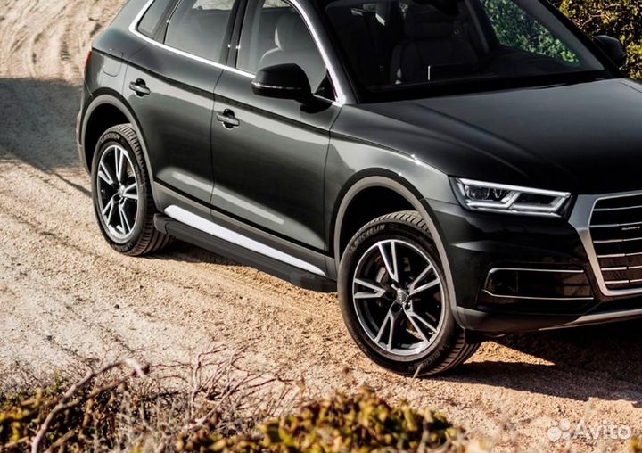 Пороги Подножки Audi Q5 2017- 