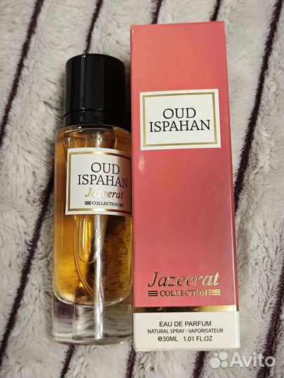 Духи парфюм женские OUD ispahan, производство ОАЭ