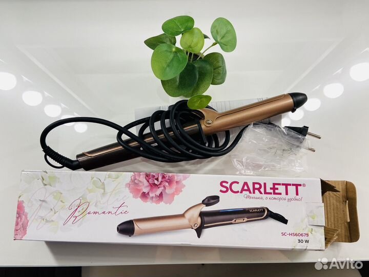 Новые щипцы плойка для завивки волос Scarlett