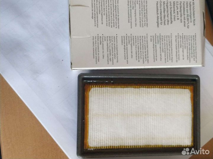 Оригинальный фильтр hepa/нера AEG Германия