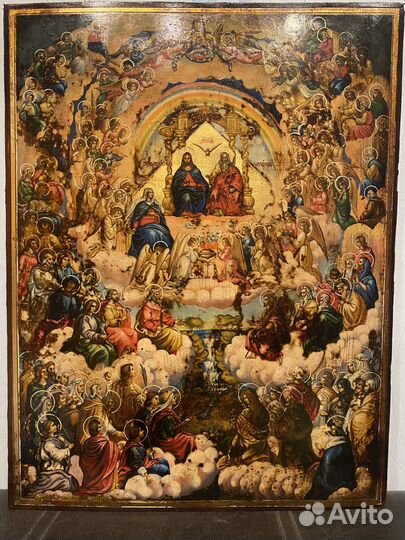 Редчайшая икона на золоте 