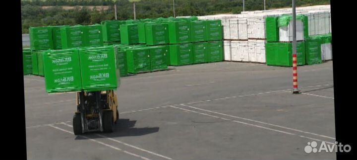 Газоблоки от произоводителя. Объём