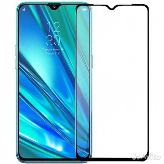 Защитное стекло полноэкранное для Realme C3 9D