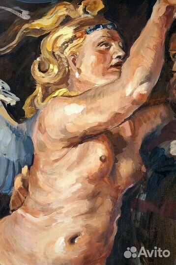 Картина маслом на холсте Триумф Марса