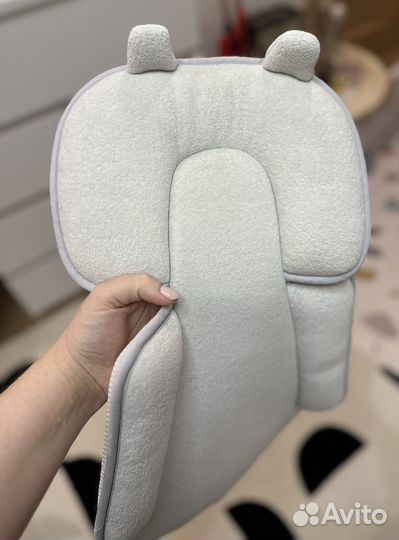 Leokid серый однотонный матрас в автолюльку