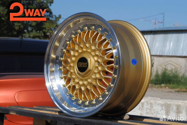 R15 BBS RS Style 7J ET20 4*98/100 Gold ML (GX81)