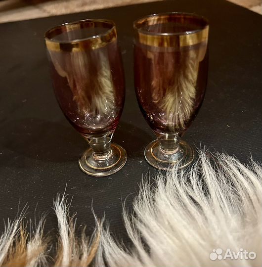Рюмки винтажные стеклянные